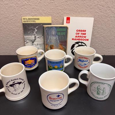 Lot 218: Boy Scout Handbooks And Mug Collection