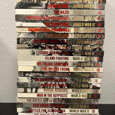 Time-Life World War II Book Set – 36 Volume Complete Series – Military History Collection 