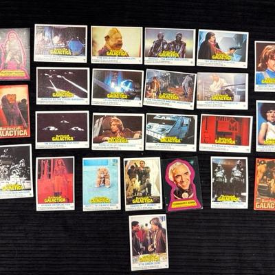 Lot 23: Battlestar Galactica (1978) Trading Cards