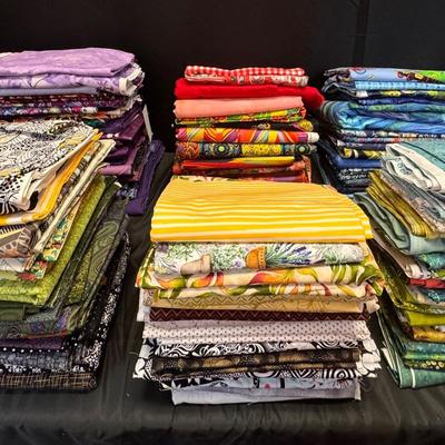 Lot 200: Large Cut Cotton Fabric Remnants