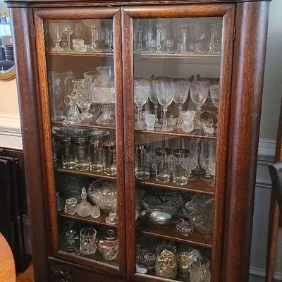Wooden Glass Front Cabinet 
