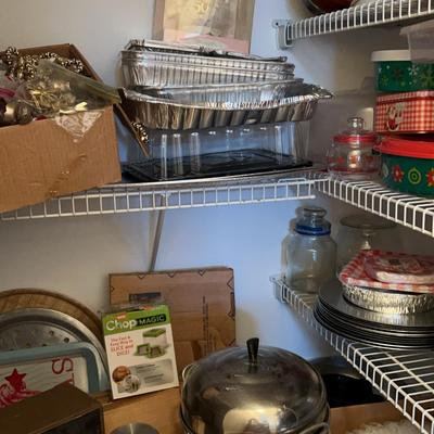 Party Dishes & Disposable Trays Featuring Corningware in Original Packaging