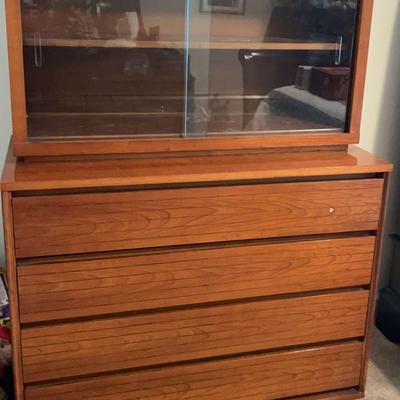 MCM Wooden Cabinet from Thomasville with Four Drawers