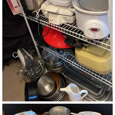 Kitchen Appliances and Casserole Dishes