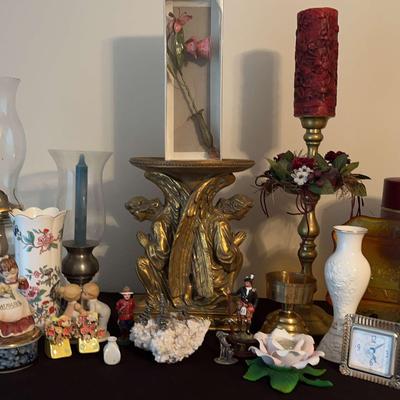 Candle Holders, Vases, And Other Decor