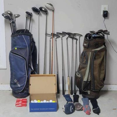 Airmax and Taylor Golf Clubs, Golf Bags, & Balls