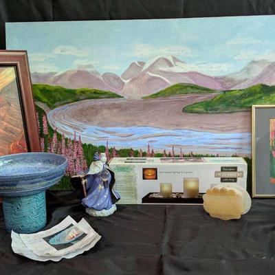 Oil Paintings, Patio Flame Pottery, "Love" Book & More