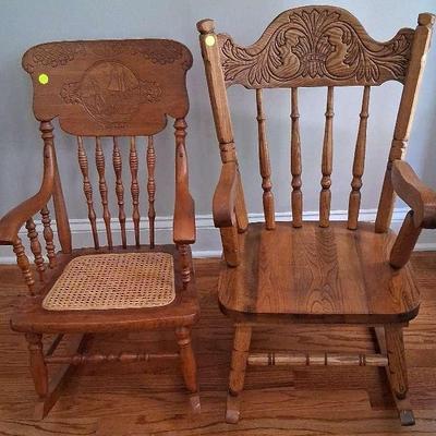 Kid Wood Rocking Chairs 