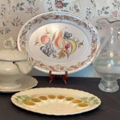 Vintage Serverware Featuring Italian-Made Soup Tureen 