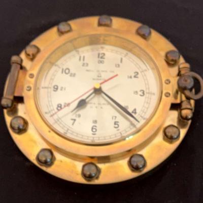 Vintage Brass Clock