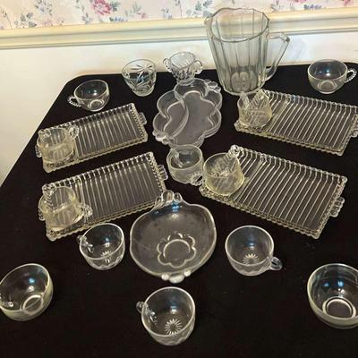 Glass Snack Plates & More