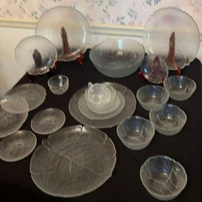 Glass Dinnerware Set