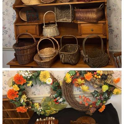 Baskets, Spoon Curios & Wreaths