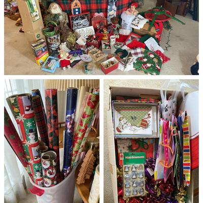 Christmas Decorations, Gift Wrap, & More