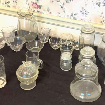 Candy Dishes, Vases, & Other Glassware 