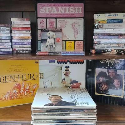 Vinyl, Cassette Tapes, CDs, DVDs, And VHS Tapes 