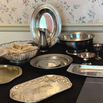 Silver Plated Dishware Featuring Roberts & Doré