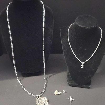 Reed & Barton Sterling Silver Wine Tasters Key, 14K Gold Chain, & More
