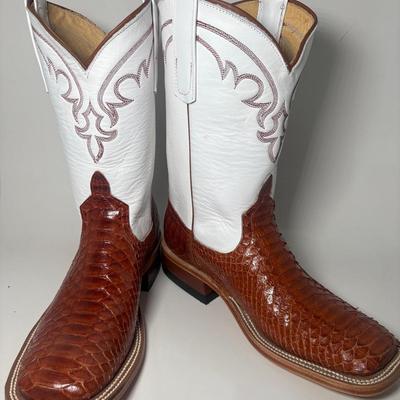 Logan Boot Company Python Boots, 6 1/2C