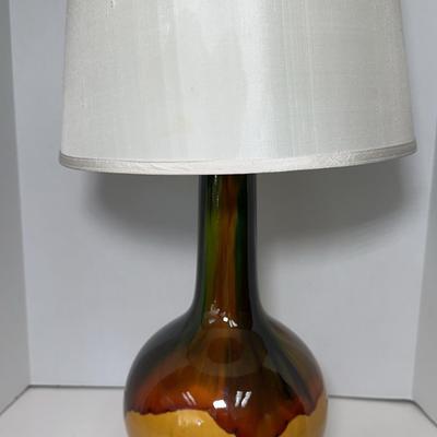 Drip Glaze Pottery Lamp