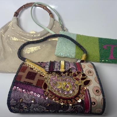 Don Caster, Prezzo & Beaded Liz Claiborne Handbags 