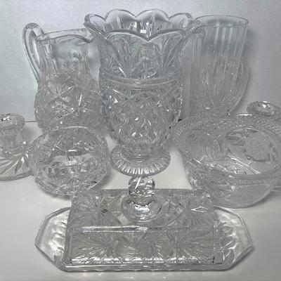 Marquis by Waterford Welcome Vase, Cristal d'Arques-Durand Chantilly Pint Pitcher & More