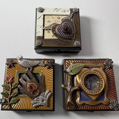 “Mullanium” Jim & Tori Mullan Handmade Steampunk Wish/Trinket Boxes #5