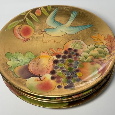 Andrea By Sadek Toscana Bird Decor Plates, Set Of 4 