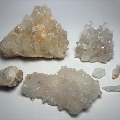 Raw Clear Quartz Clusters