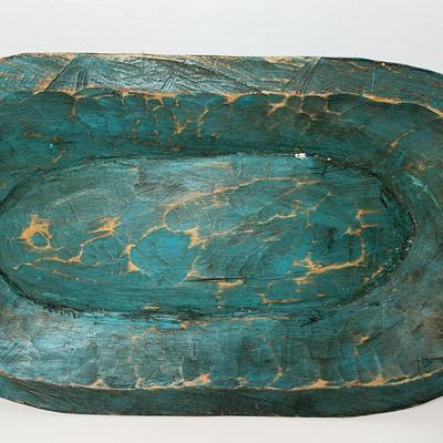Rustic Wood Dough Bowl
