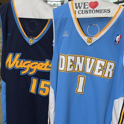 Denver Nuggets Chauncey Billups & Carmelo Anthony Jerseys
