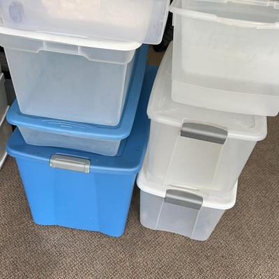 Various Sized Storage Tubs
