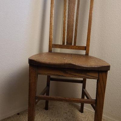 Vintage Hardwood Chair