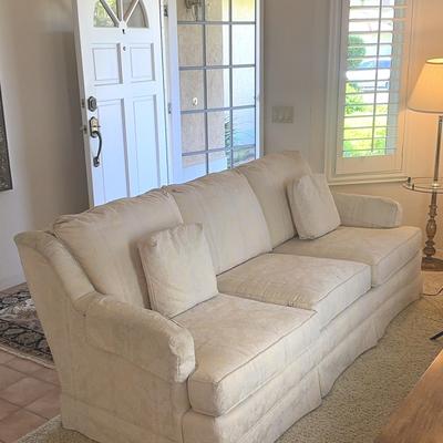 Hammary Furniture Cream Three Seat Sofa