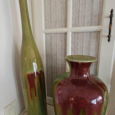 Green Vases