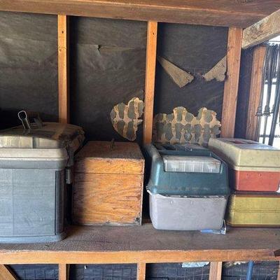 #2004 • 5 Tackle Boxes
