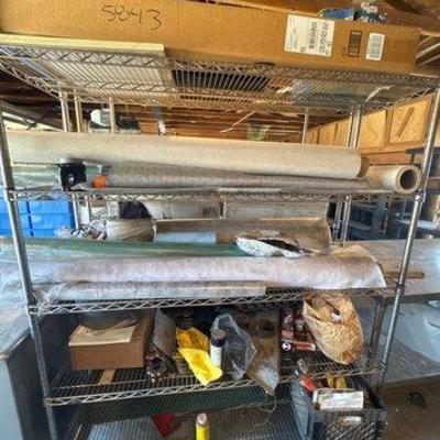 #2040 • Metro 5-Tier Metal Rolling Rack

