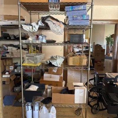 #3020 • Metro 5-Tier Metal Rolling Rack
