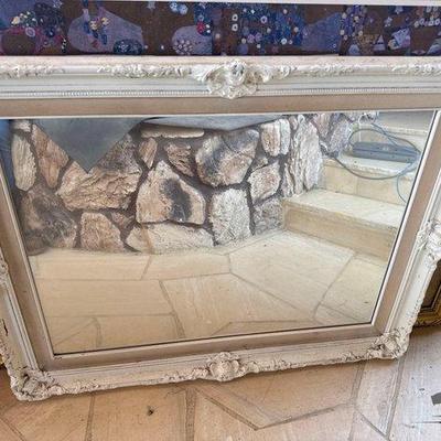 #3252 • 2 Framed Artworks and 1 Framed Mirror
