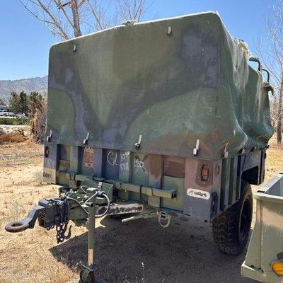 #55 • Cargo Trailer with Cover and Pintle
