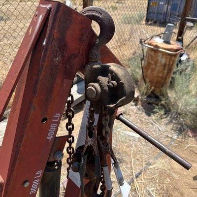 #2548 • Arcan 4000Lb Heavy Duty Mobile Crane
