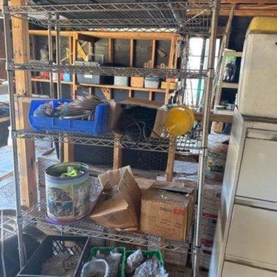 #2028 • 5-Tier Metal Rack, Screws, Bungie Straps, Water Lines
