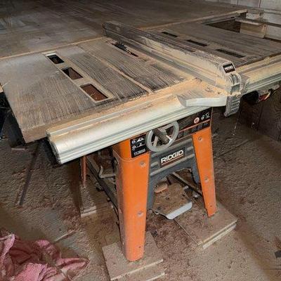Sale Photo Thumbnail #179: #5510 • 10” Rigid Table Saw
