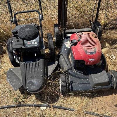 Sale Photo Thumbnail #117: #2518 • Craftsman Lawnmower, Craftsman Quantum Walk Behind Weed Wacker
