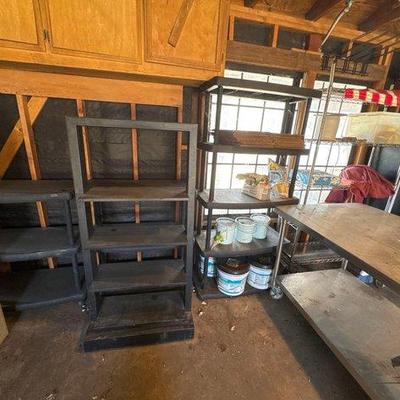 #2032 • 5 Shelving Racks
