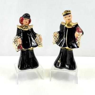 Lot #15 Mid Century Asian Figurine Set
