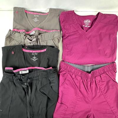 Lot #54 Womens Clothes - Scrubs (2 Sets Koi & 1 Set Cherokee)