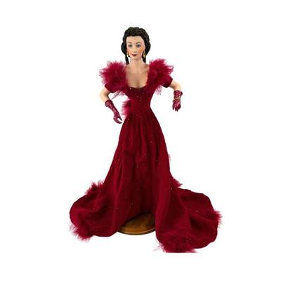 Lot #12 Franklin Heirloom Dolls - Gone with the Wind Scarlet O’Hara Porcelain Doll