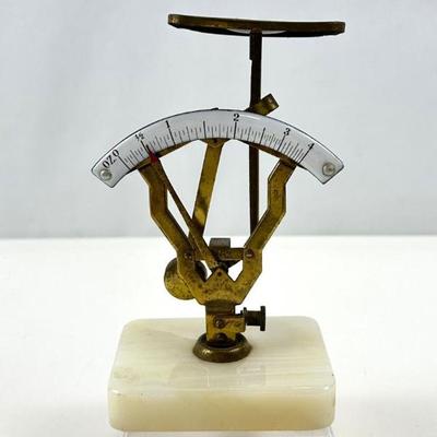 Lot #21 Vintage Alfred Dunhill Scale with Onyx Base