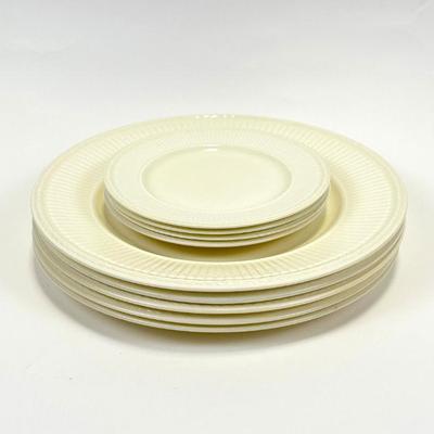 Lot #30 Wedgwood of Etruria & Barlaston "Edme" Dinnerware - Dinner Plates, Bread Plates (9pcs)